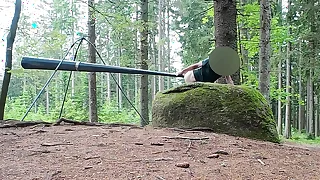 Outdoor in Develop b publish Anal Fucking an Object I found in the Woods Deep Anal